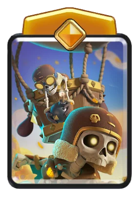 Hero Balloon Clash Royale card