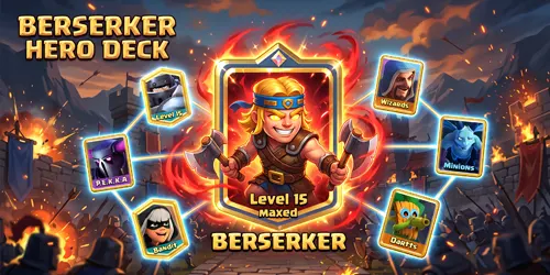 Best Hero Berserker decks in Clash Royale