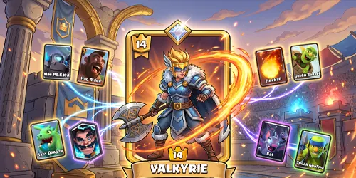 Hero Valkyrie deck Clash Royale best builds
